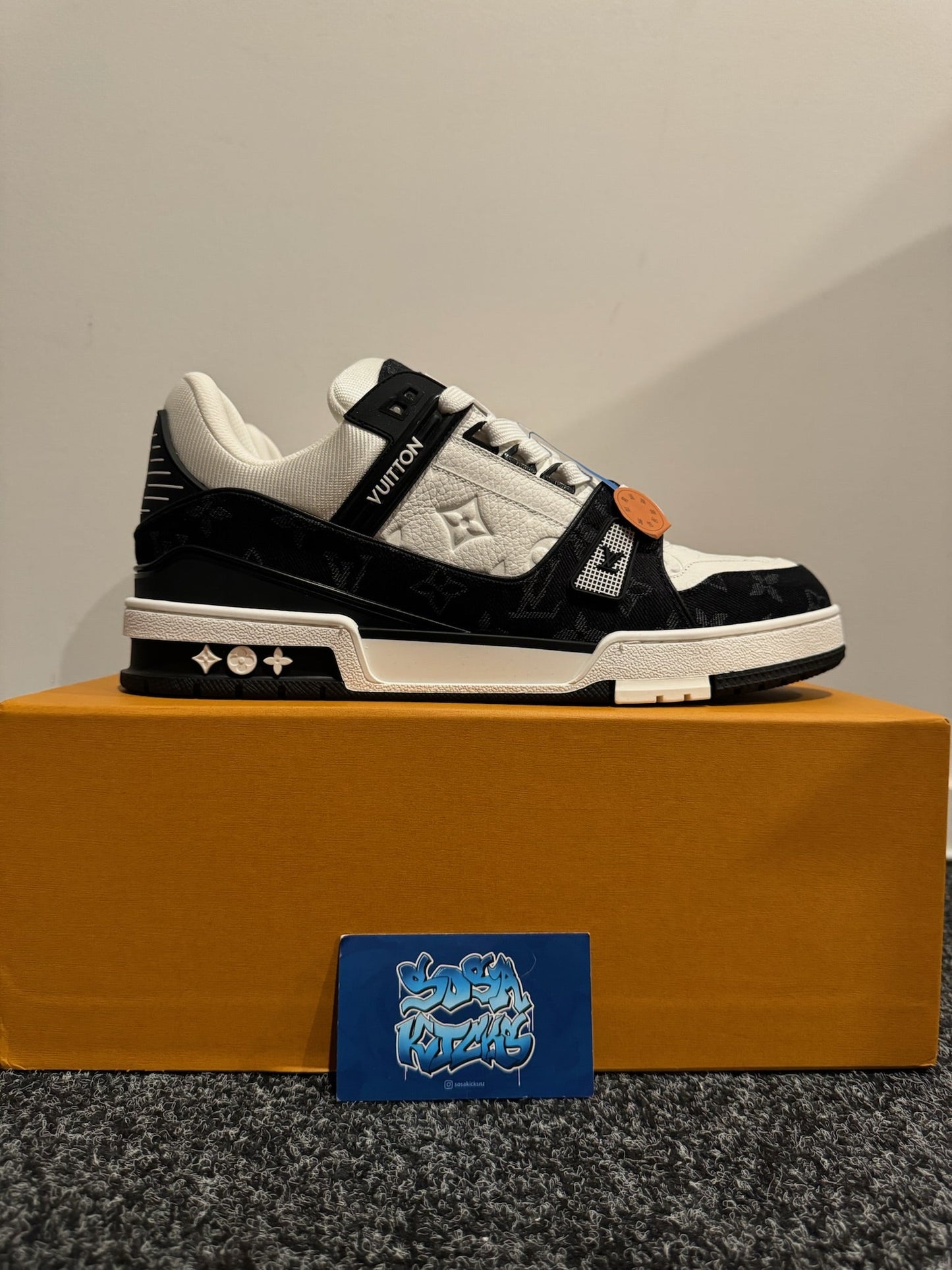 Loowee Trainer - Black Denim