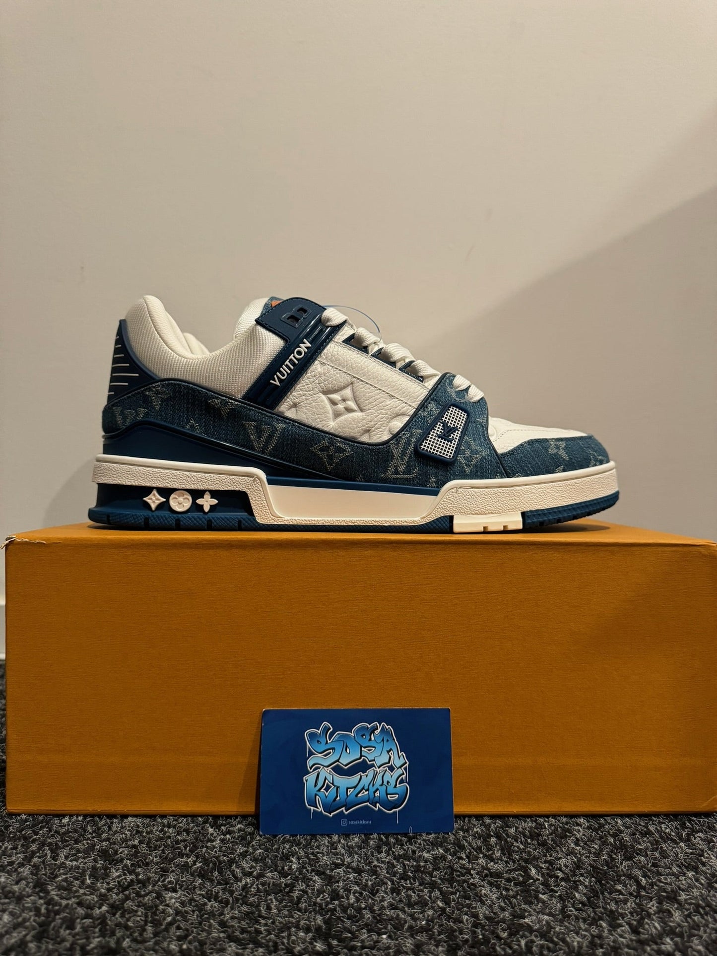 Loowee Trainer - Blue Denim