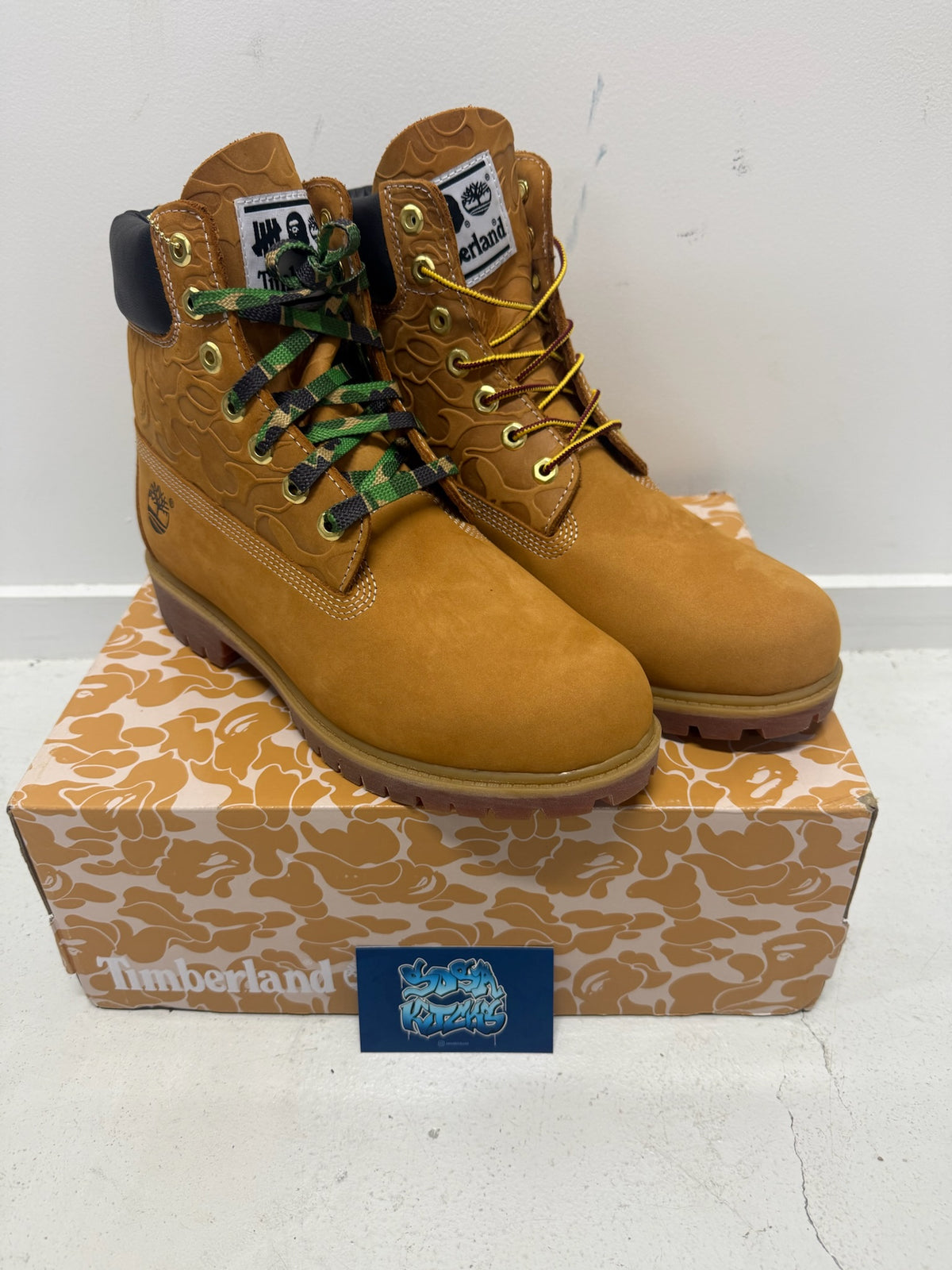 Timb 6 Inch Boot x Bape - Wheat