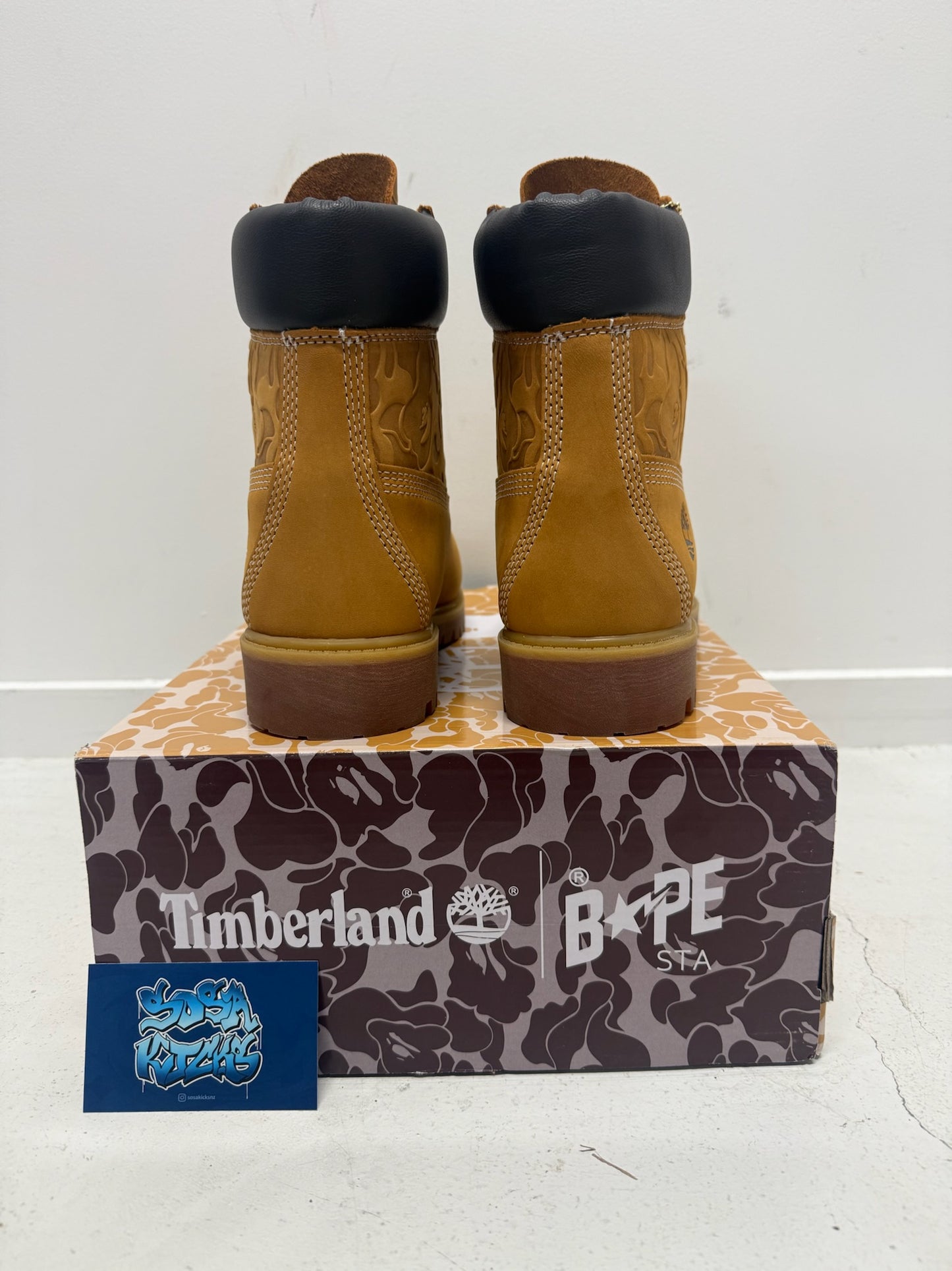 Timb 6 Inch Boot x Bape - Wheat